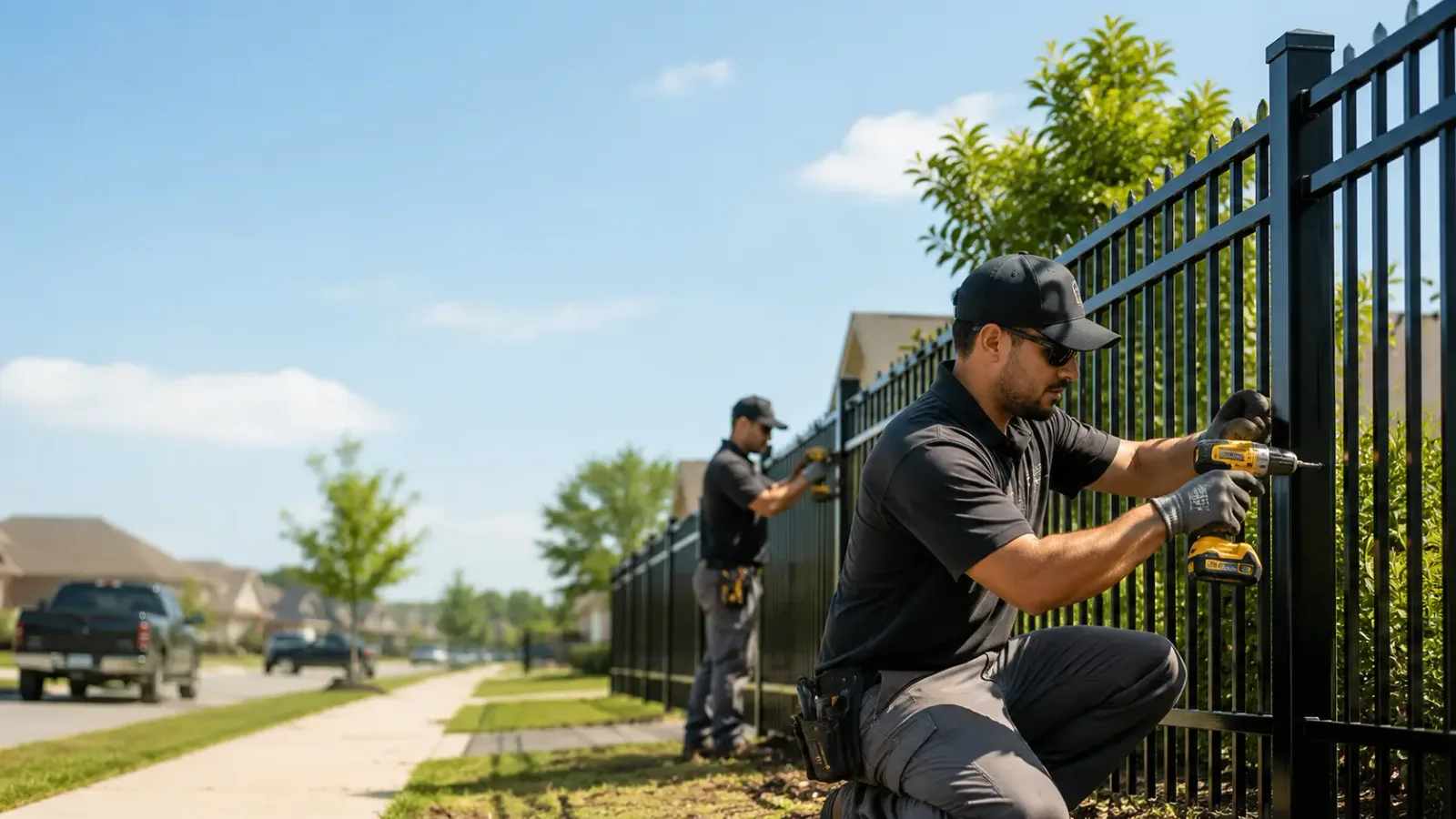 Metal Fence Installation in Auburndale, MA